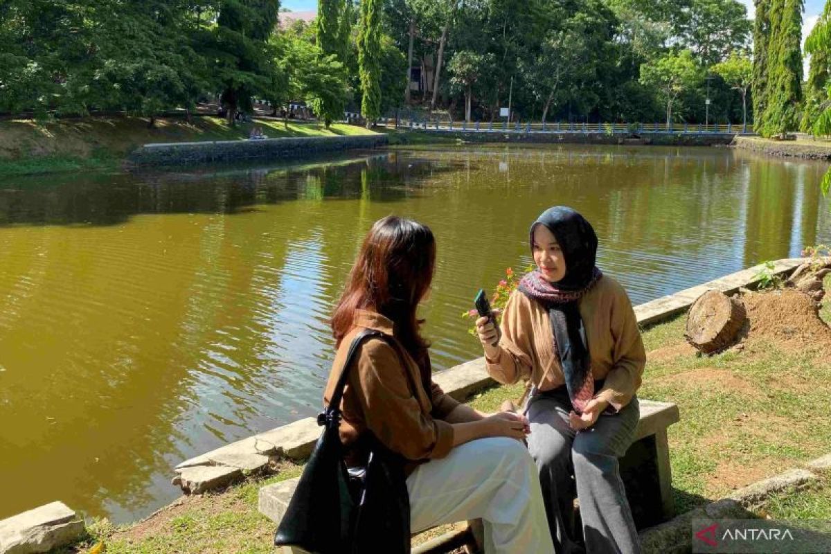 Berkunjung ke Danau Inspirasi yang jadi favorit mahasiswa Universitas Bengkulu di sela kuliah