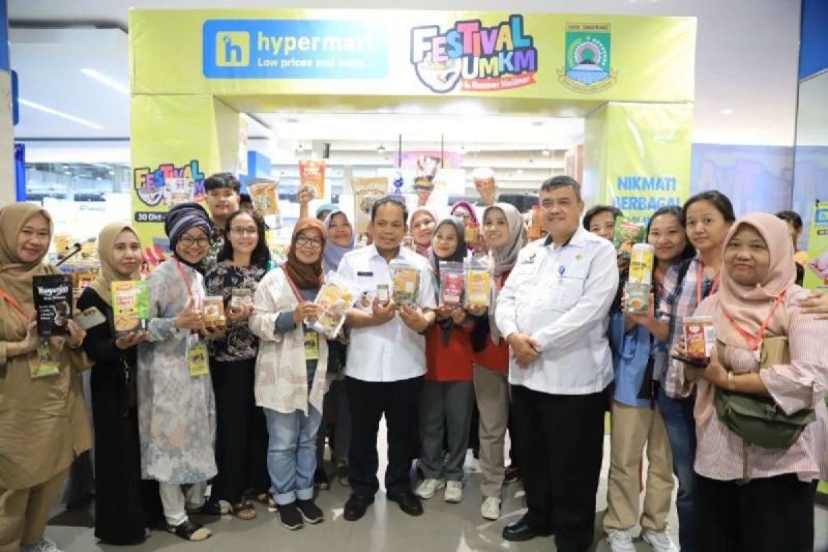 120 produk UMKM Kota Tangerang resmi dijual di supermarket Karawaci