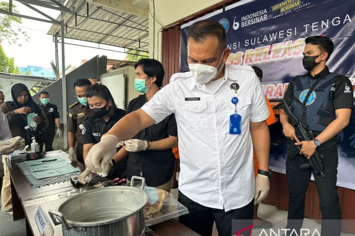 BNNP Sulteng musnahkan barang bukti narkotika dari 27 laporan