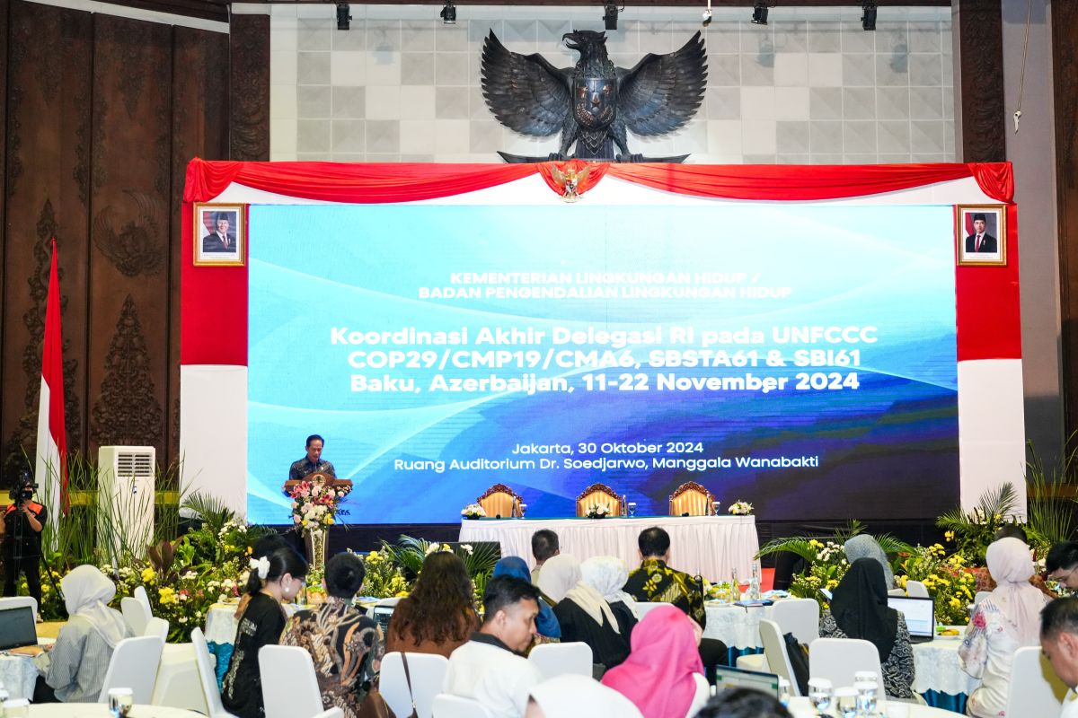 Menteri LH minta delegasi promosikan aksi iklim Indonesia di COP29