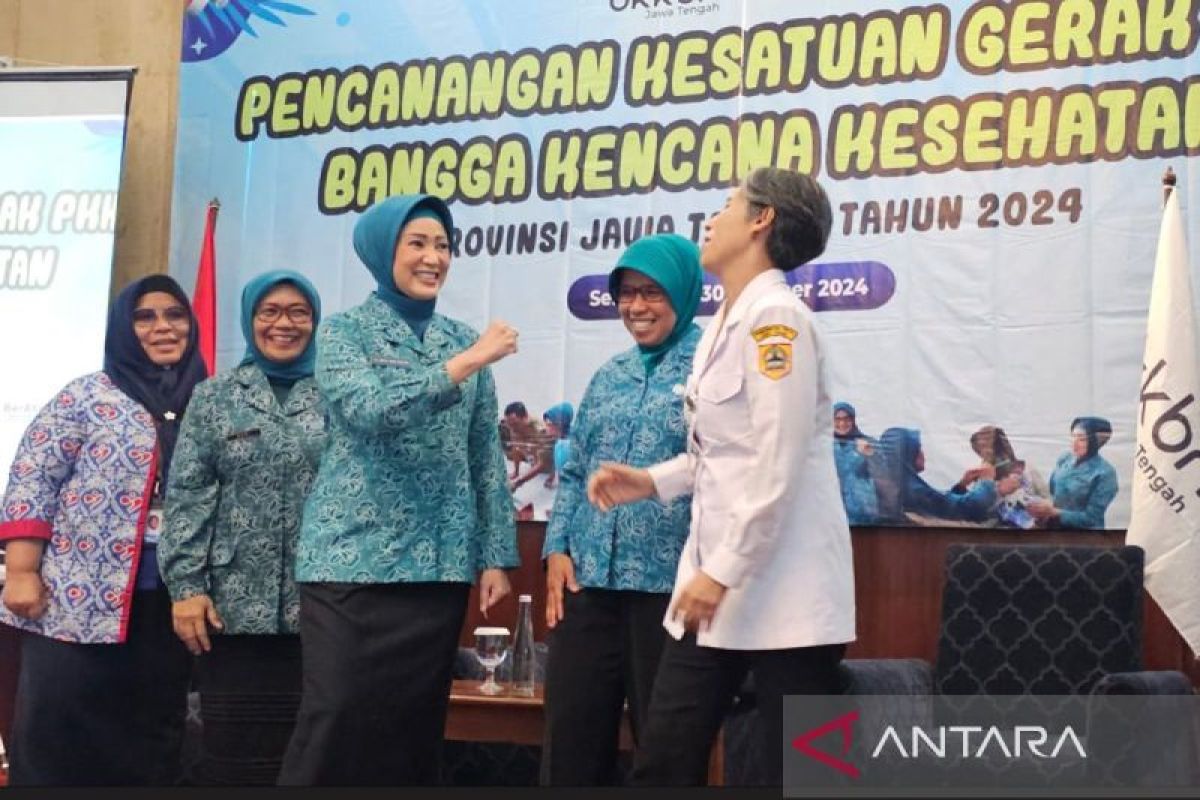 Jateng canangkan Kesatuan Gerak PKK Bangga Kencana Kesehatan