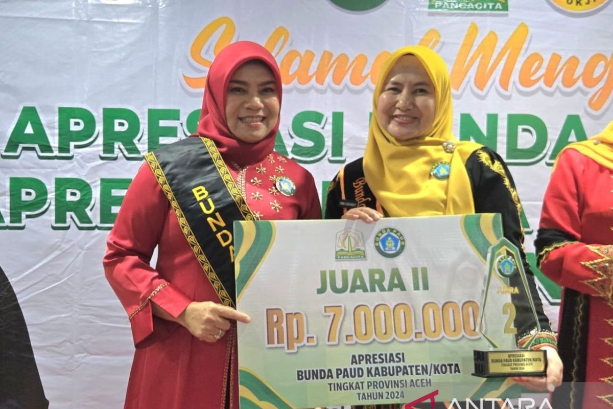 Aceh Tengah raih juara dua apresiasi Bunda PAUD se Aceh