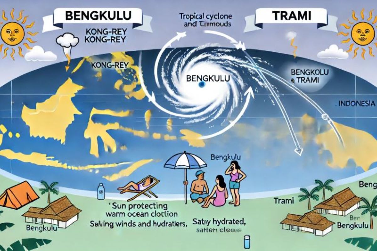 Mengenal siklon tropis Kong-rey penyebab cuaca panas di Bengkulu dan cara mengantisipasi dampaknya