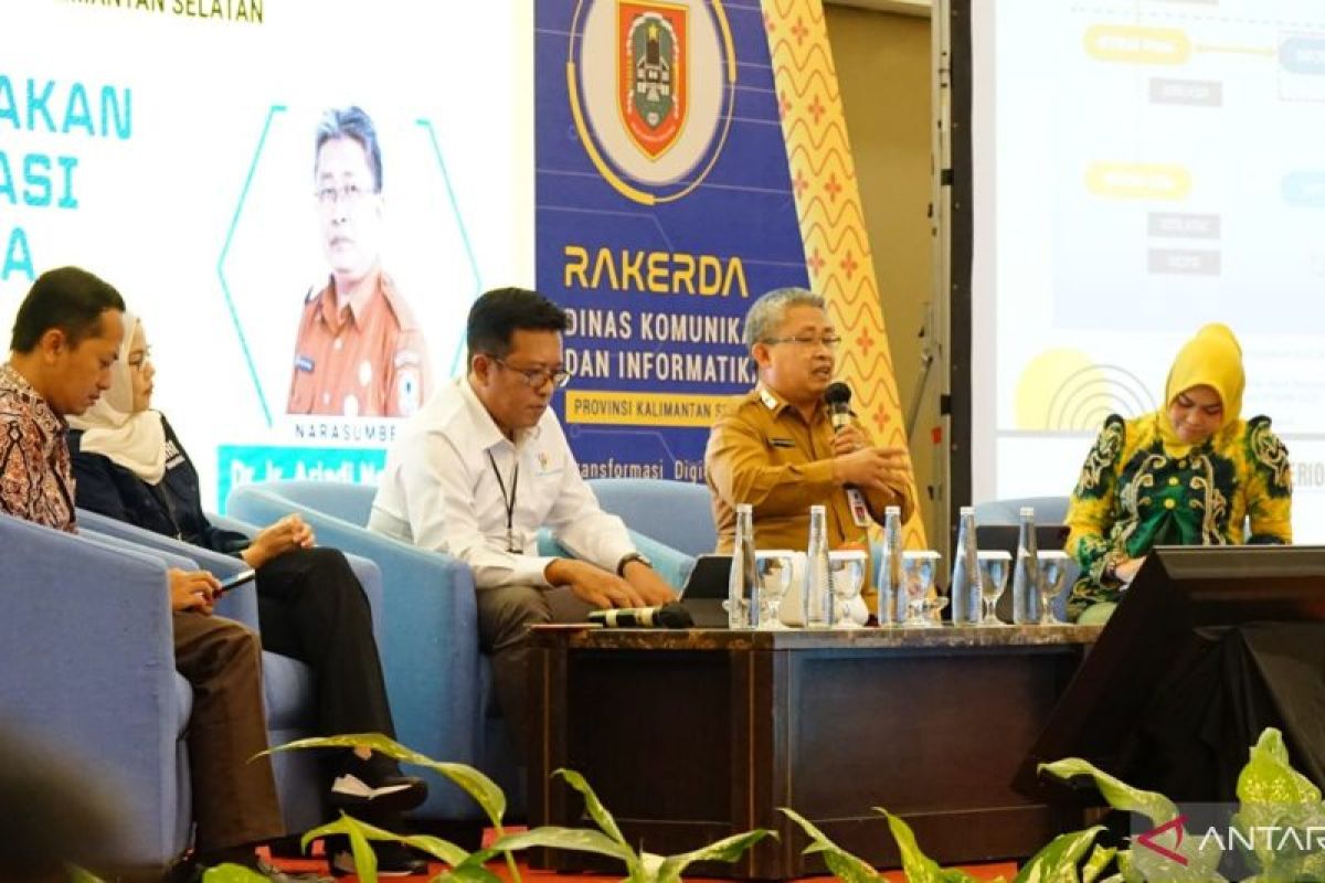 Rakerda Kominfo Kalsel soroti pembangunan daerah berbasis digital