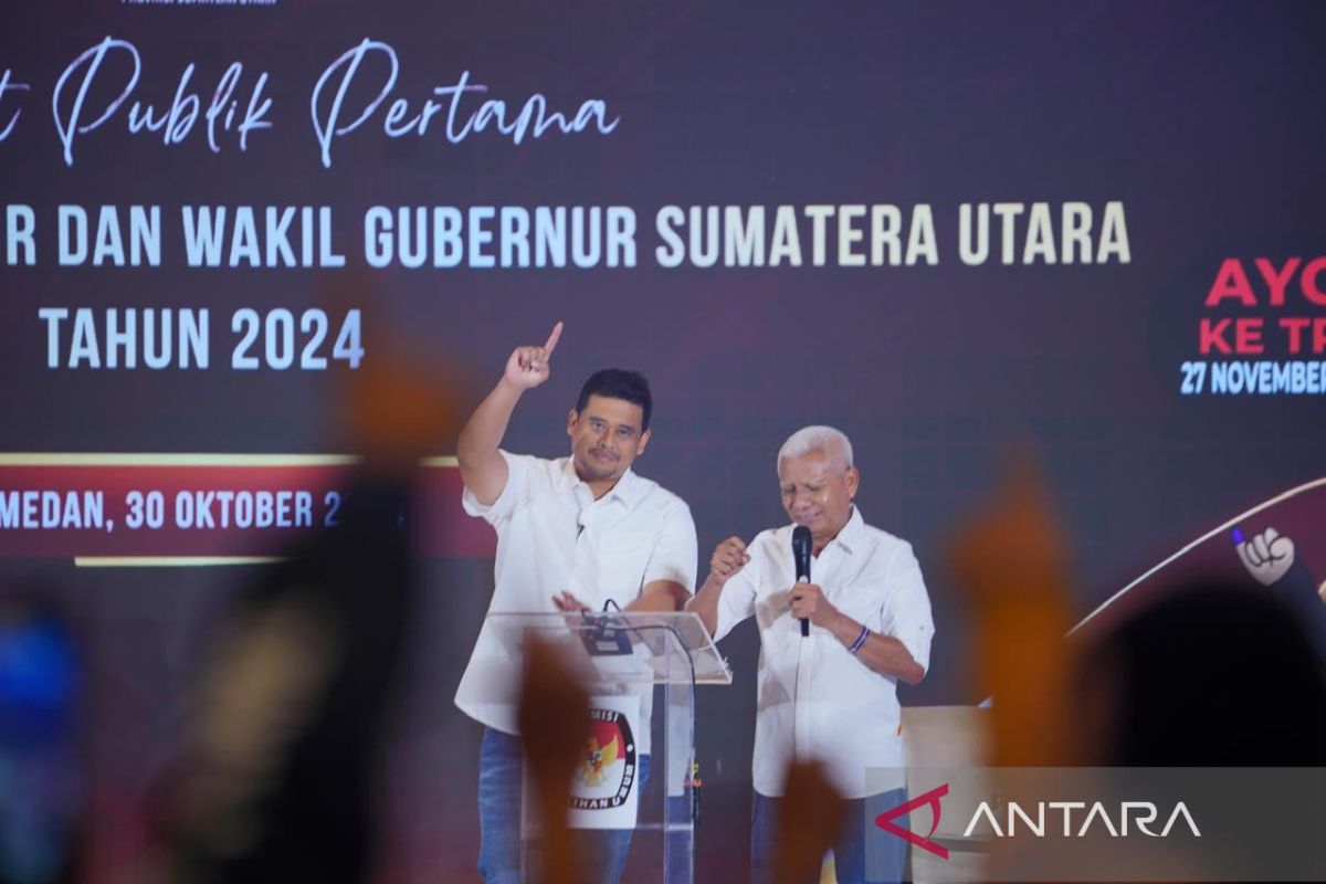 Debat Perdana, Bobby-Surya unggul jauh atas rivalnya Edy-Hasan