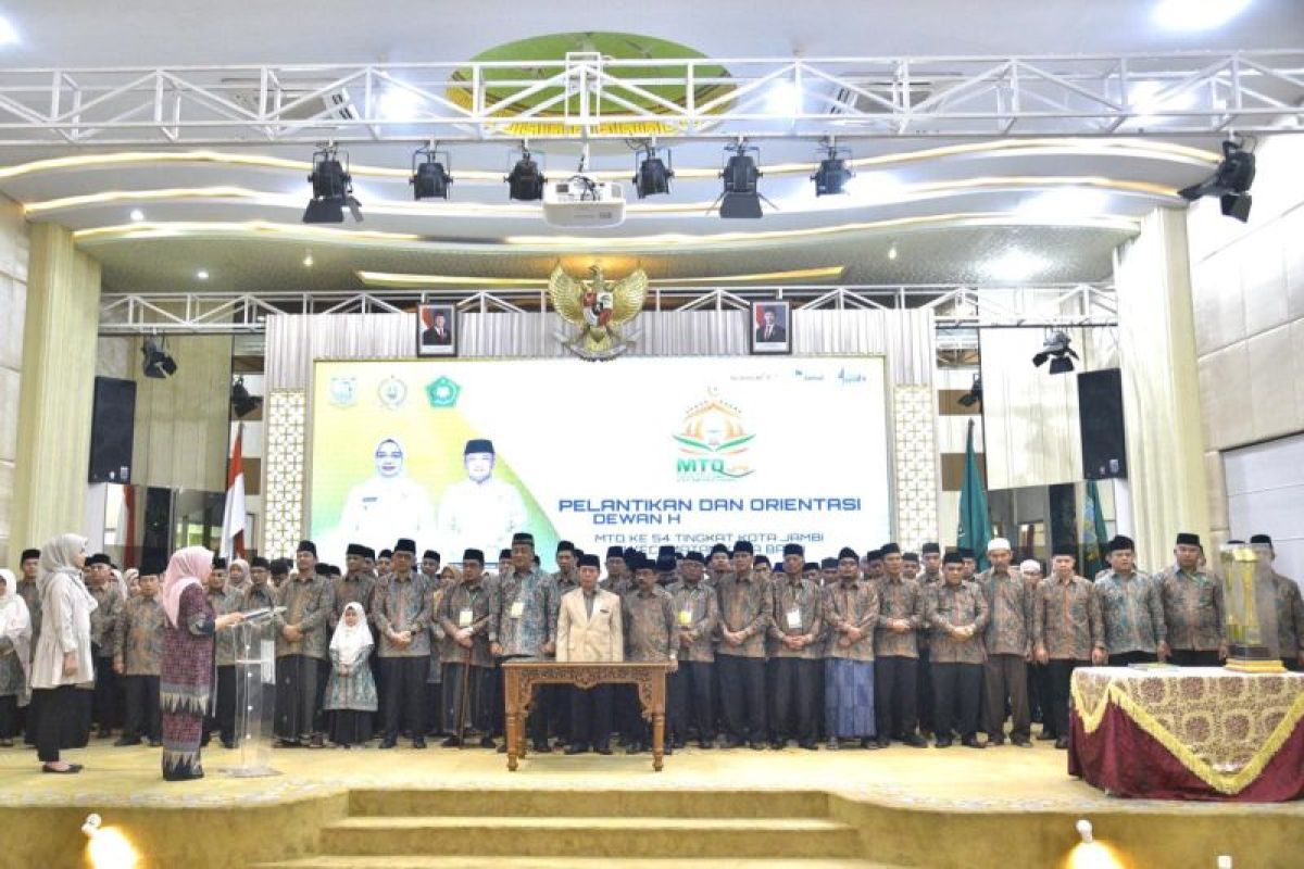 Pj Wali Kota lantik 93 Dewan Hakim dan 26 Panitera MTQ