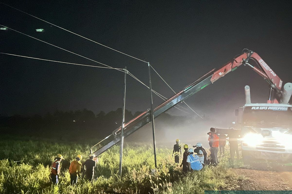 PLN tanggap pulihkan pasokan listrik di Sidrap Sulsel