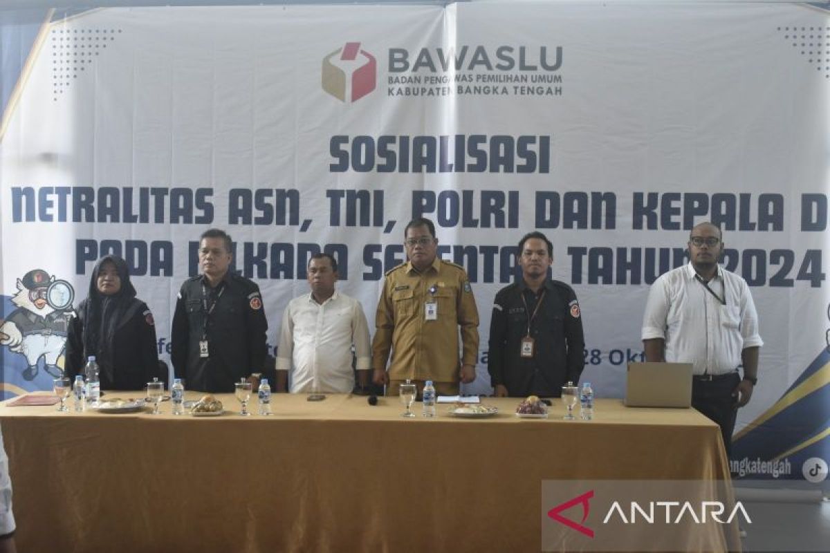 Bawaslu Bangka Tengah ingatkan kepala desa jaga netralitas