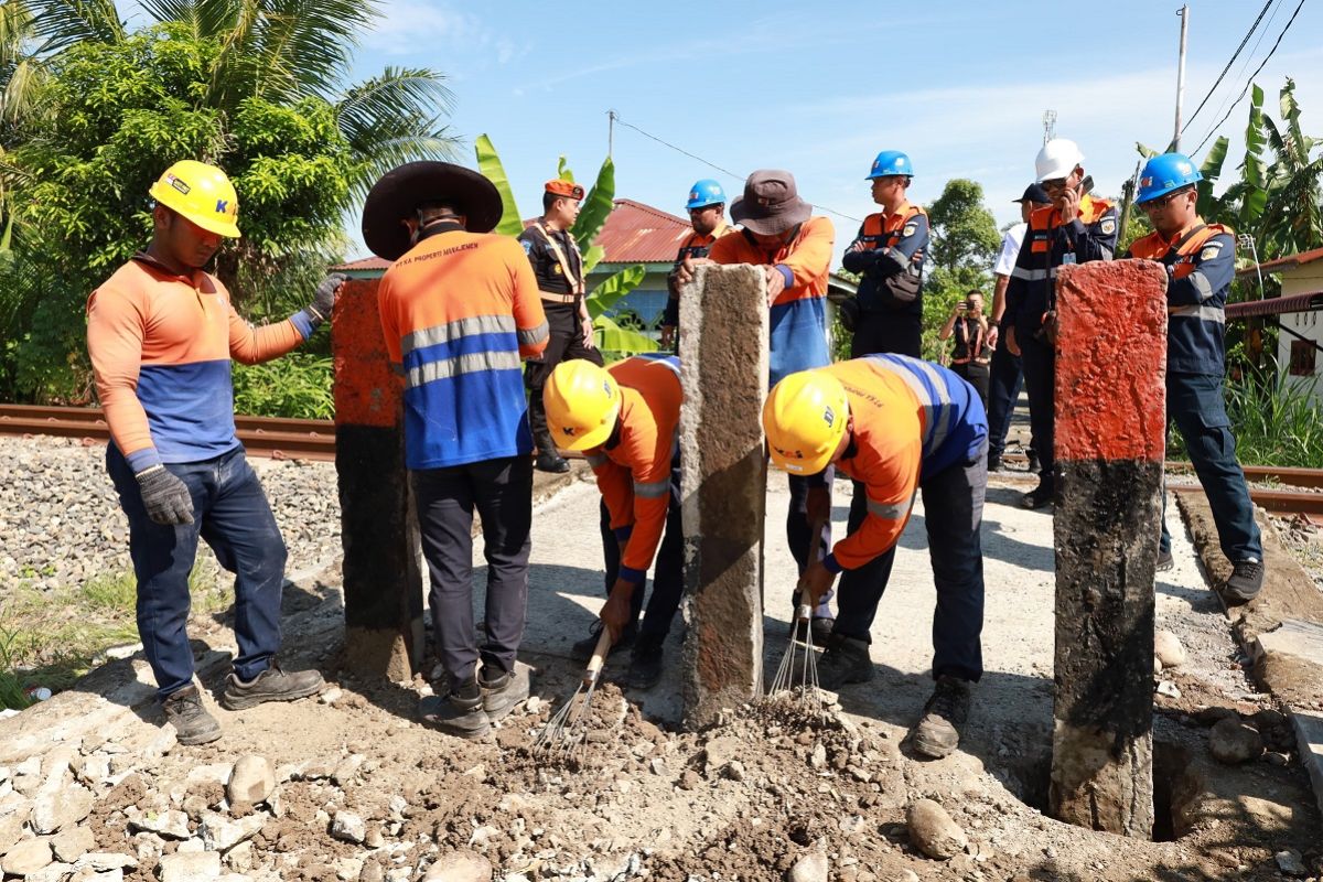 KAI tutup 7 perlintasan sebidang di sejumlah lokasi di Sumatera  Utara