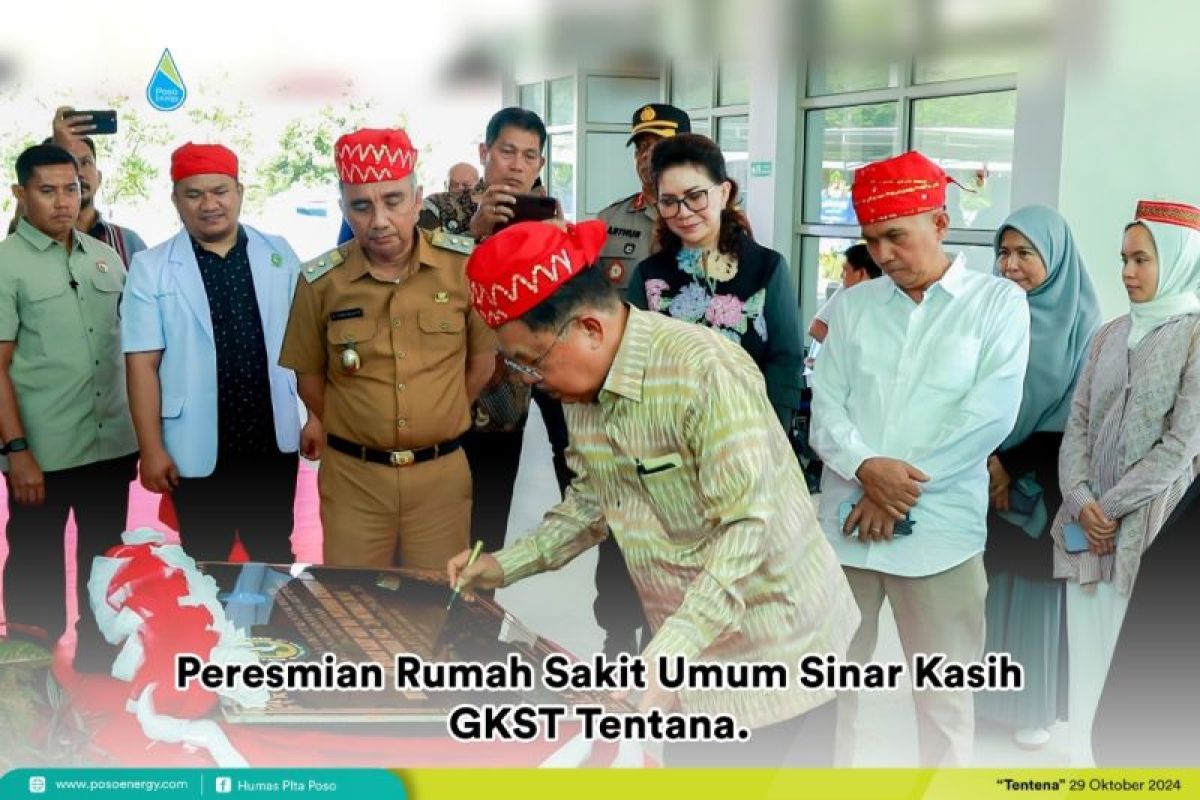 Jusuf Kalla resmikan Rumah Sakit Umum Sinar Kasih GKST Tentena