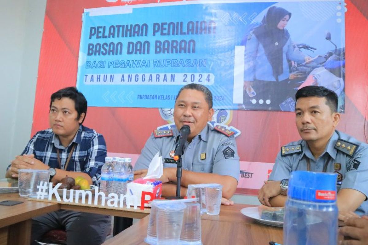 Rupbasan Jambi Mengadakan Pelatihan Penilaian Basan dan Baran Bagi Pegawai