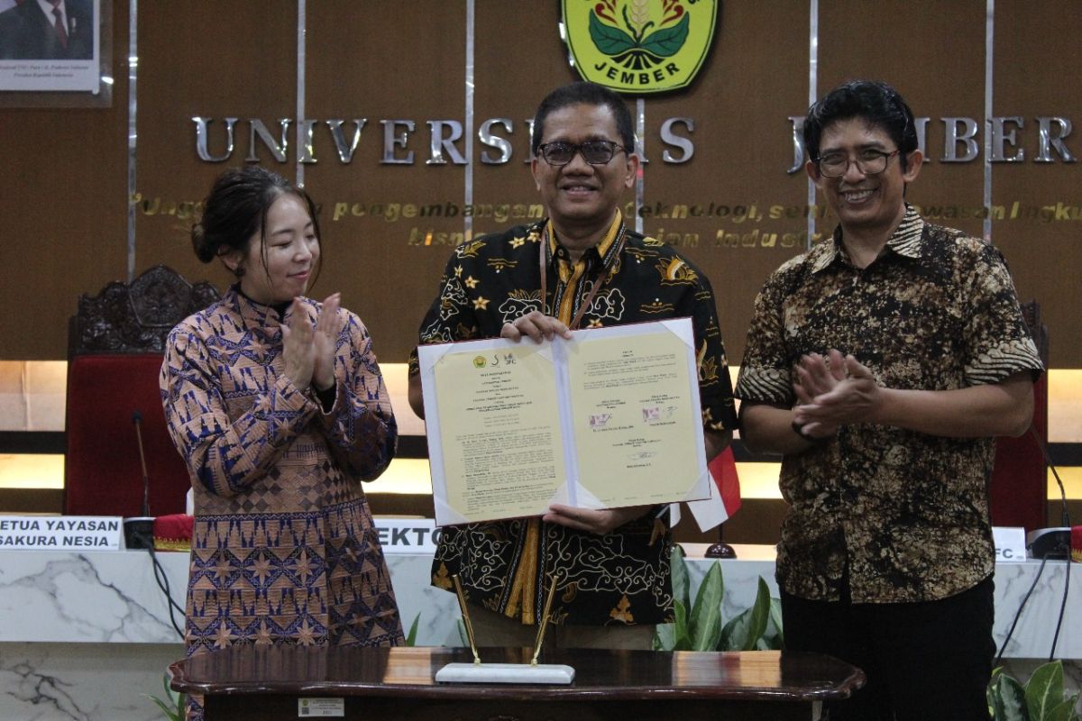 Unej jalin kerja sama strategis dengan Sakuranesia dan JFC