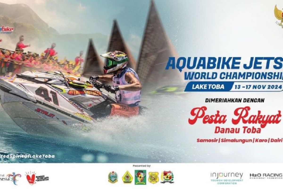 Aquabike Jetski World Championship kembali digelar di Danau Toba