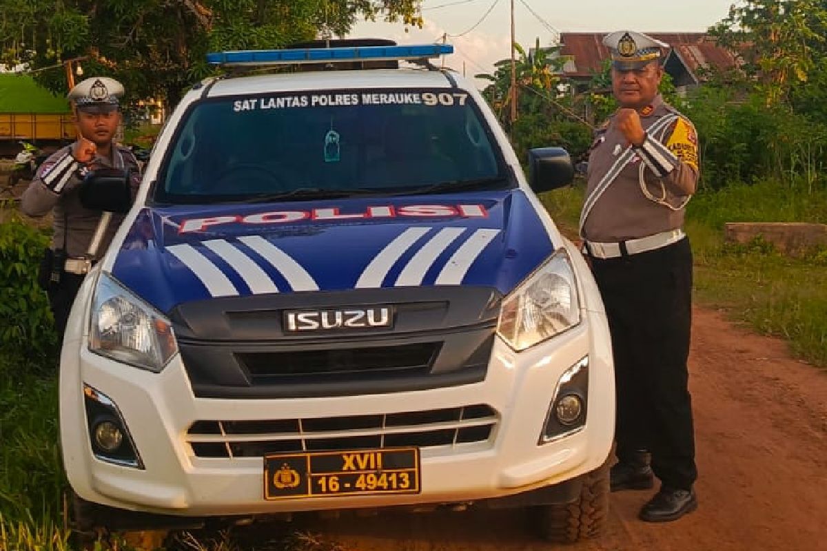 Jelang Pilkada Polres Merauke patroli perbatasan Papua Nugini