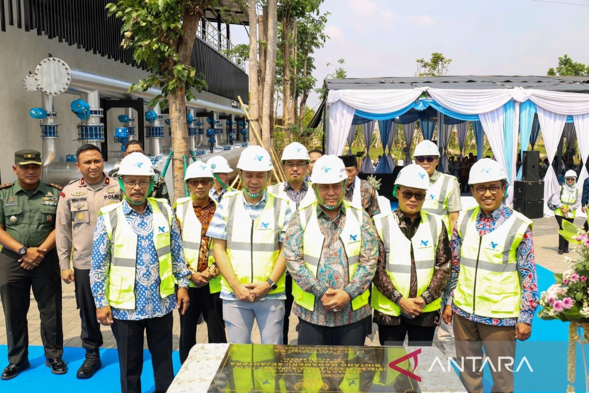 Pemkab Bekasi resmikan pembangunan instalasi air olah Metland Cibitung