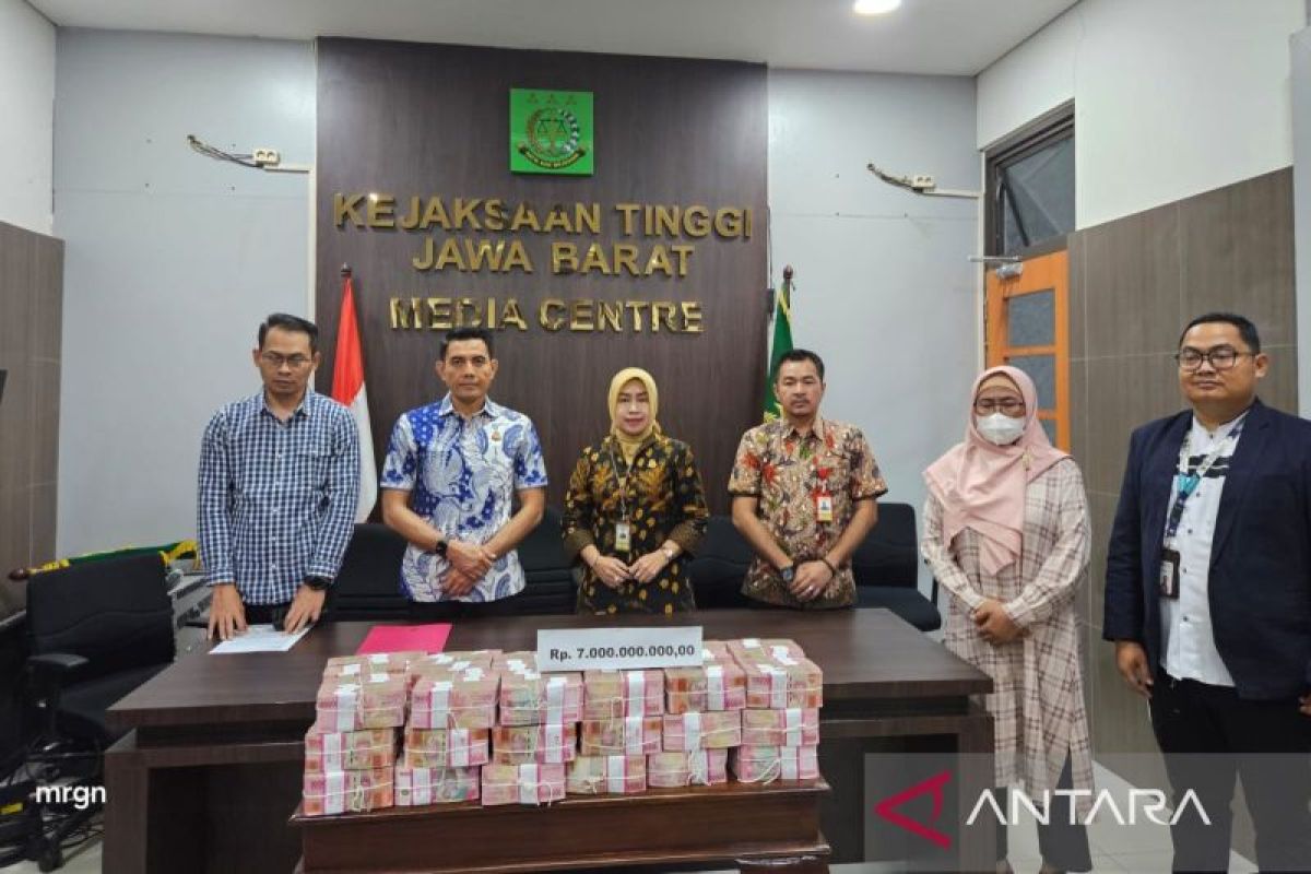 Kejaksaan terima pengembalian uang pengganti sebesar Rp7 miliar kasus PIP