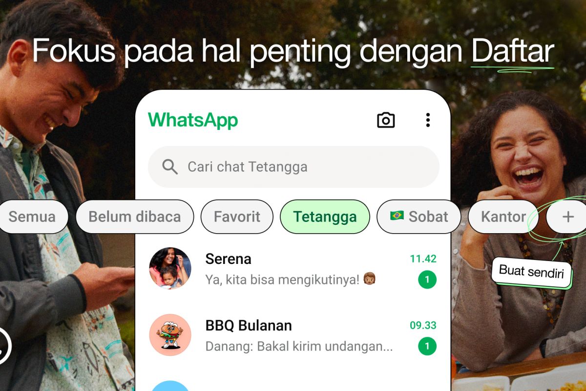 WhatsApp hadirkan fitur "List" tingkatkan pengalaman pencarian chat