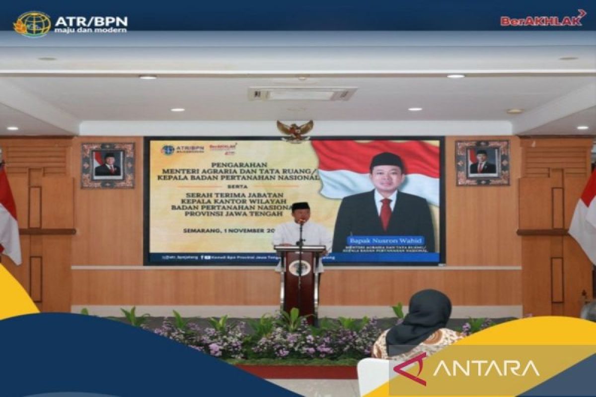 Menteri Nusron kunjungan perdana ke Jawa Tengah