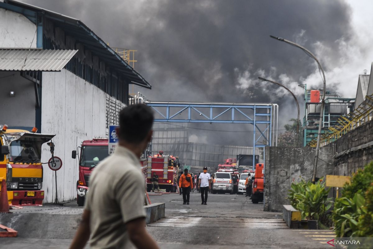 RS Polri kumpulkan sampel jenazah korban kebakaran pabrik di Bekasi