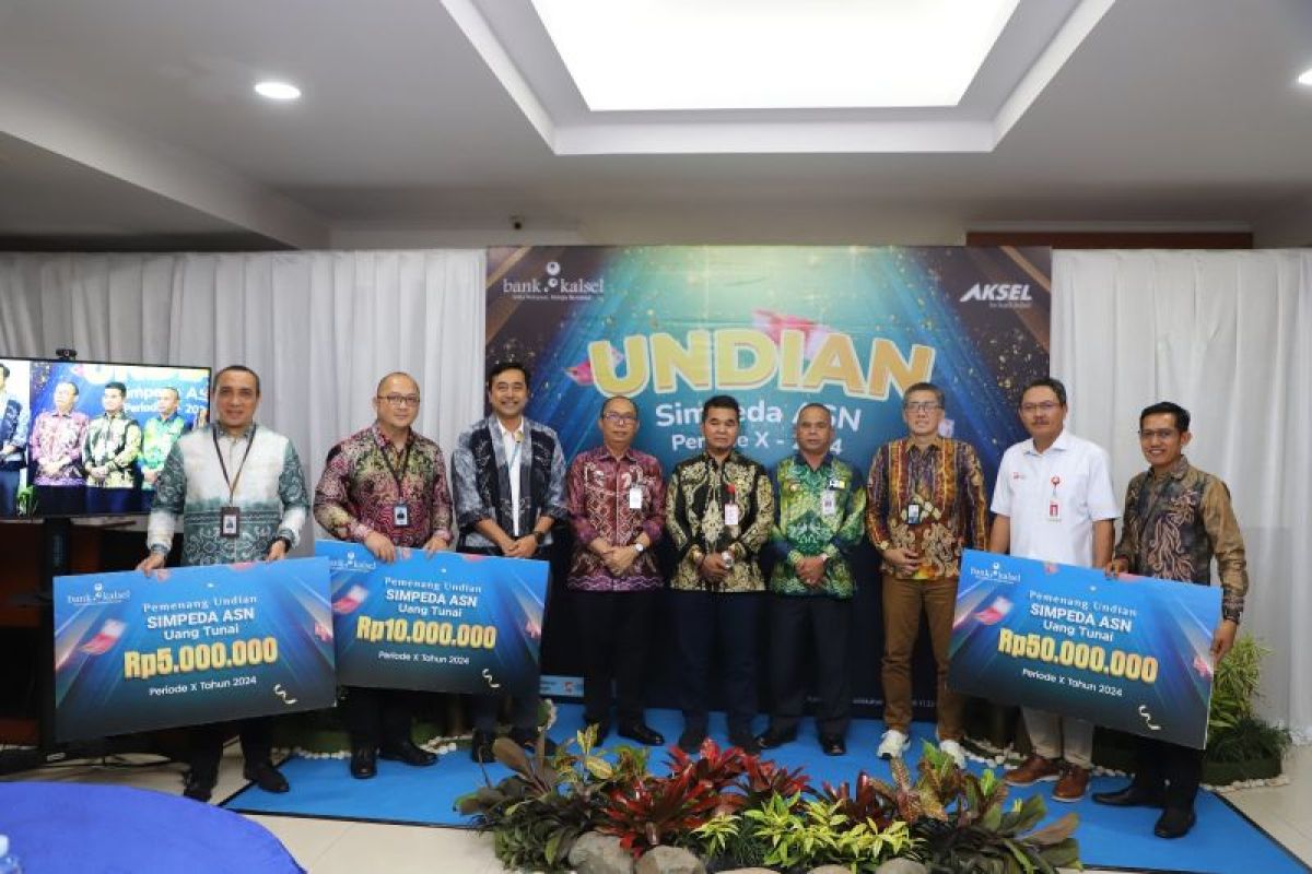 151 nasabah Bank Kalsel mendapat Rp 1 miliar pada undian Simpeda ASN Tahun 2024