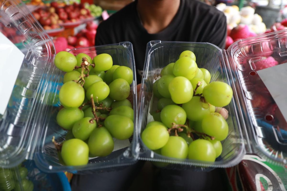 Dinas Ketahanan Pangan Kota Madiun lakukan uji sampel anggur Muscat