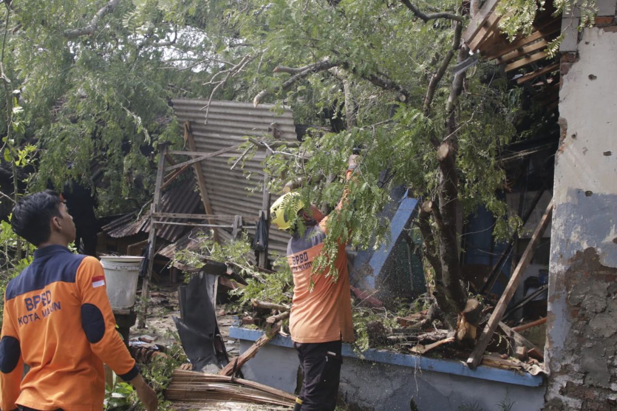 BPBD Madiun lakukan pendataan rumah rusak terdampak angin puting beliung