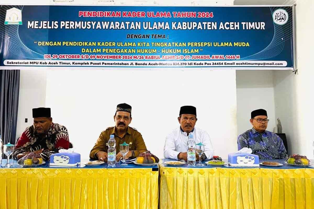 MPU Aceh Timur bekali puluhan kader ulama