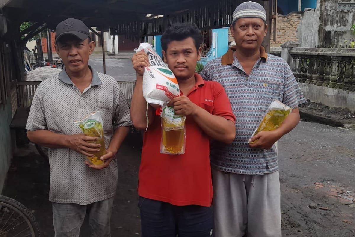 Lapas Lubuk Pakam bagikan sembako pada masyarakat