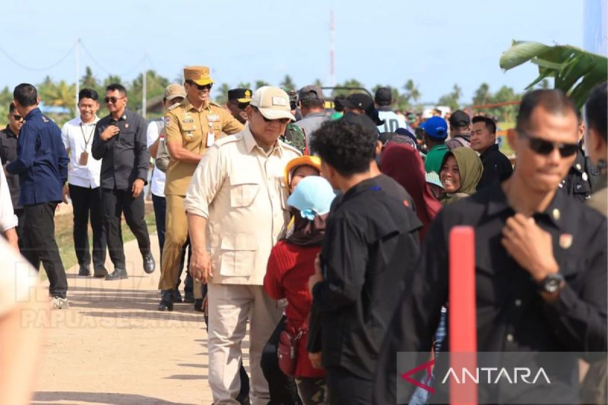 Presiden Prabowo kunjungi Papua Selatan tinjau PSN ketahanan pangan