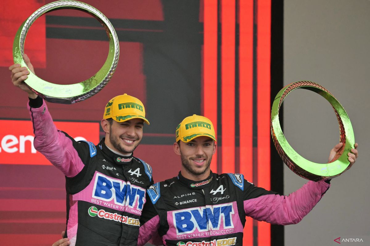 Formula 1: Duo Alpine sangat bangga raih podium 2-3 di Sao Paulo