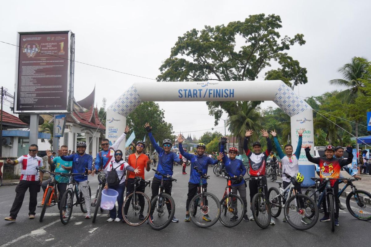 Jelang hari Pahlawan, PLN gelar "Fun Bike to Sikolek" Sijunjung