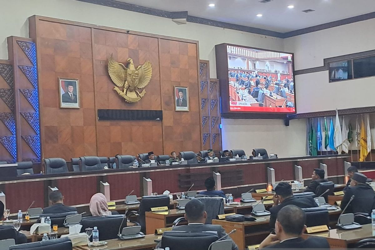 DPR Aceh bentuk tujuh fraksi, berikut strukturnya