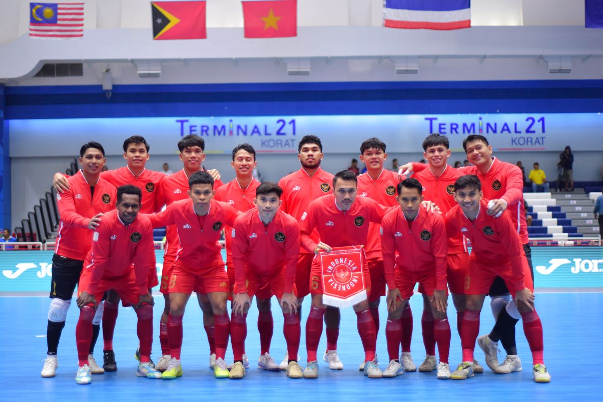 Timnas futsal Indonesia juara Grup B Piala AFF 2024 setelah menang 5-1 atas Myanmar