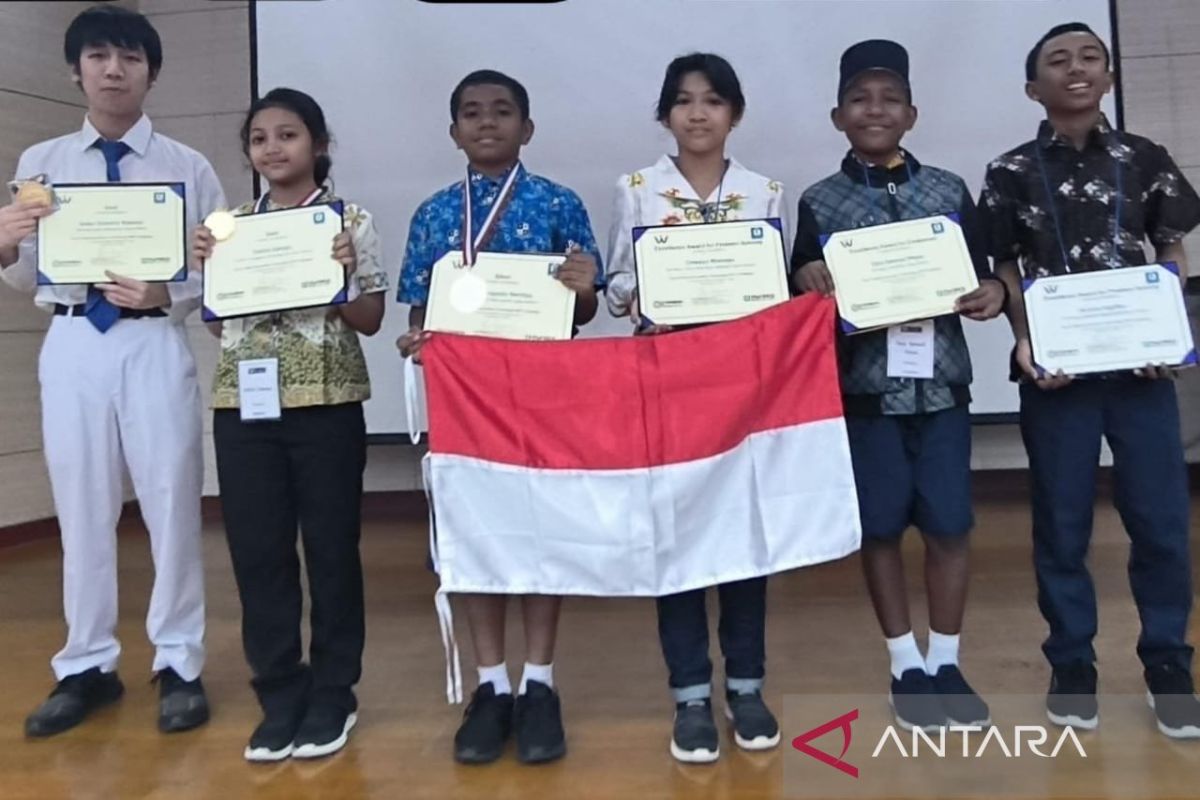 Anak-anak Indonesia jadi juara dalam lomba 