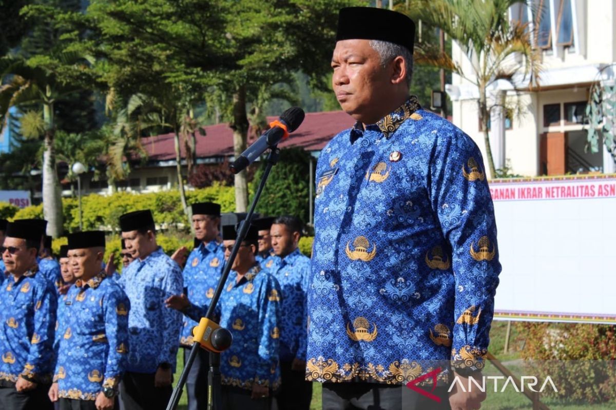 Pemkab Aceh Tengah gelar apel netralitas ASN untuk Pilkada 2024