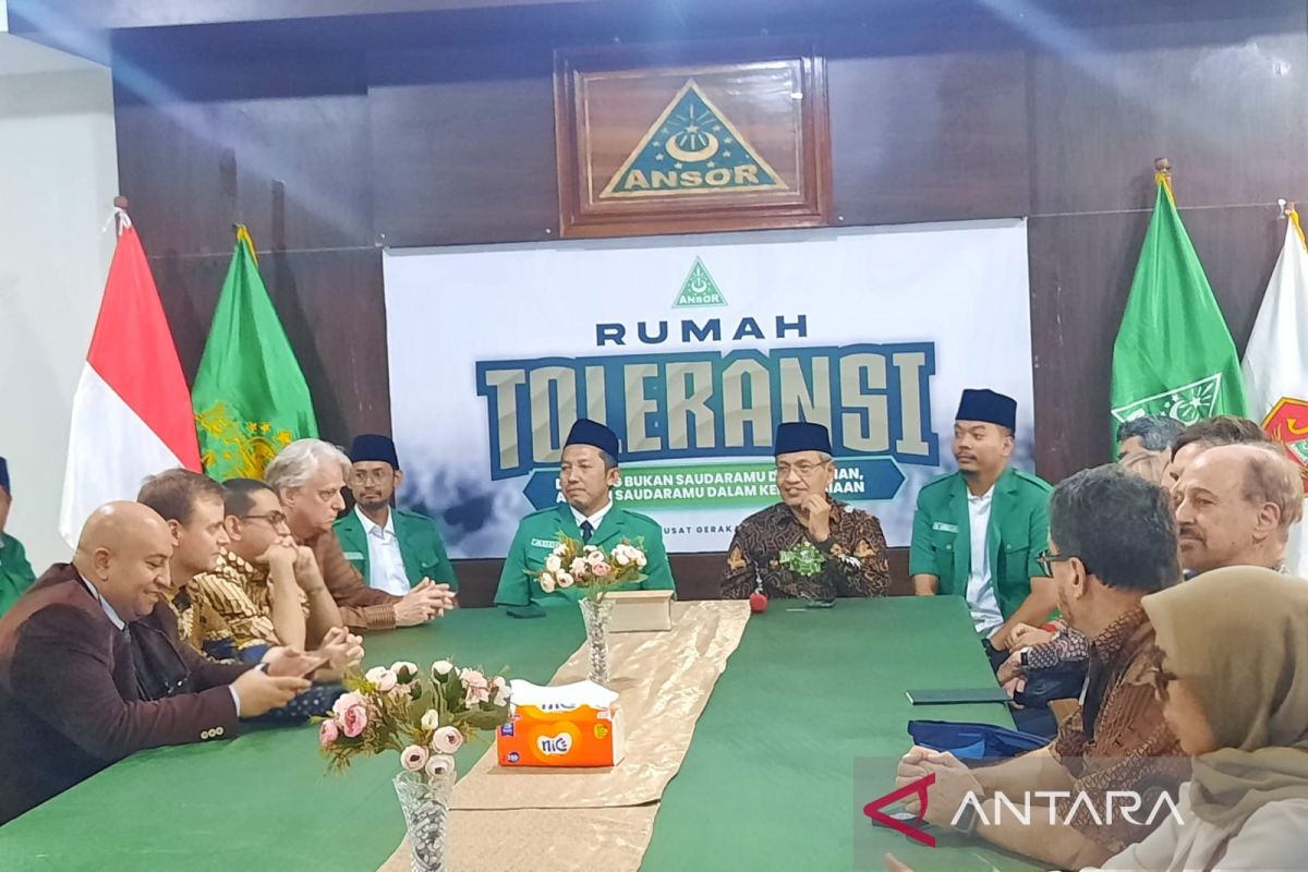 Ketum GP Ansor ceritakan sejarah Ansor kepada tamu akademisi