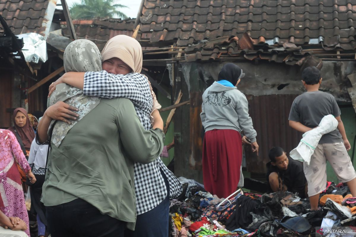 Polisi menyelidiki penyebab kebakaran Pasar Gubug Grobogan