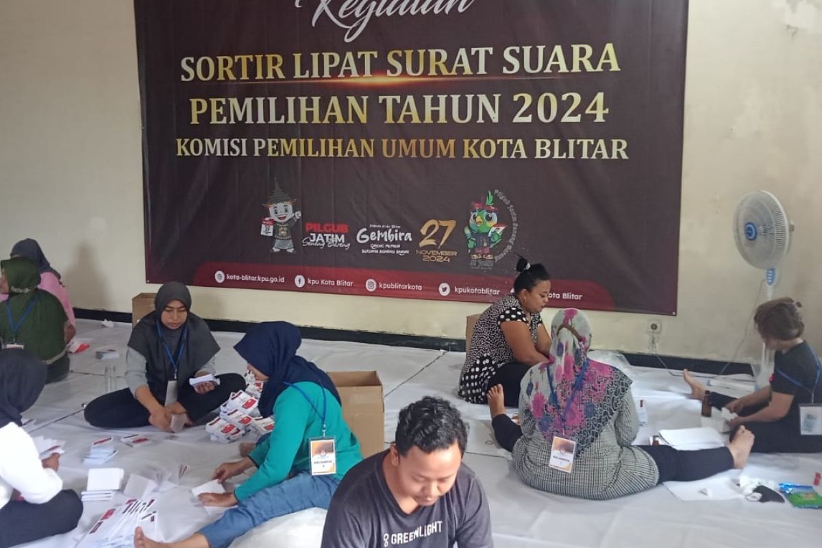 KPU Kota Blitar ajukan 726 surat suara pengganti