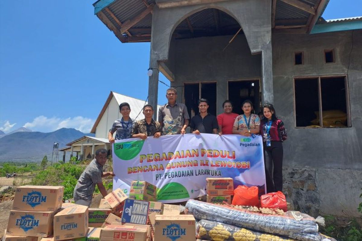 Cepat Tanggap, Pegadaian Salurkan Bantuan Untuk Warga Terdampak Erupsi Gunung Lewotobi