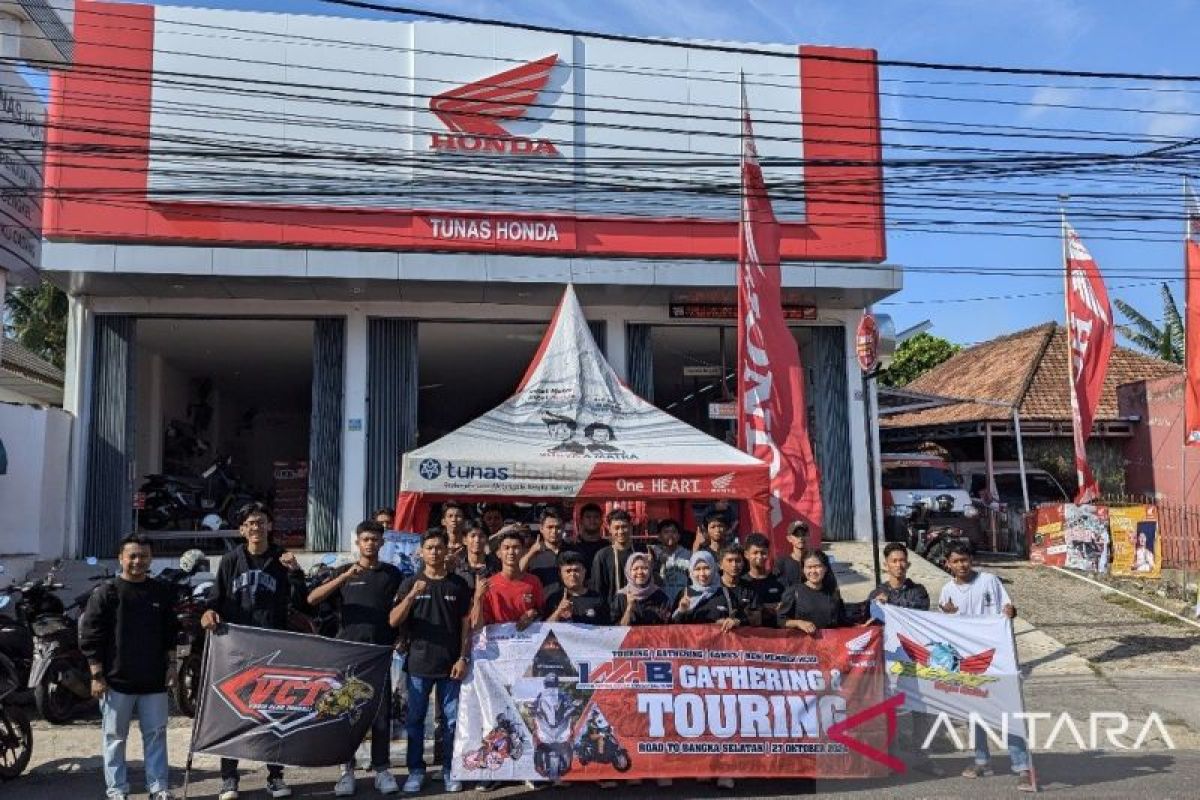 Honda Babel gelar touring dan gathering menuju ujung selatan Pulau Bangka