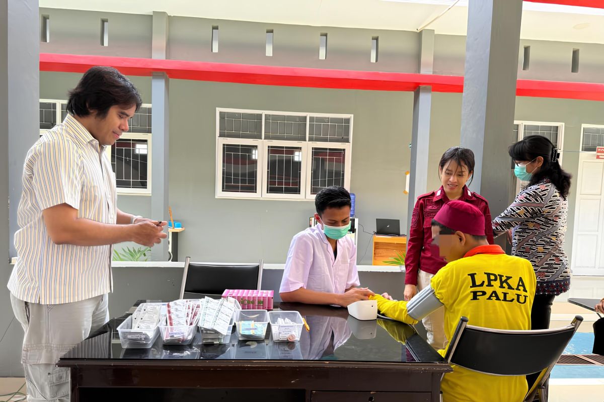 LPKA Palu gandeng Puskemas Bulili tingkatkan kualitas kesehatan anak berhadapan hukum