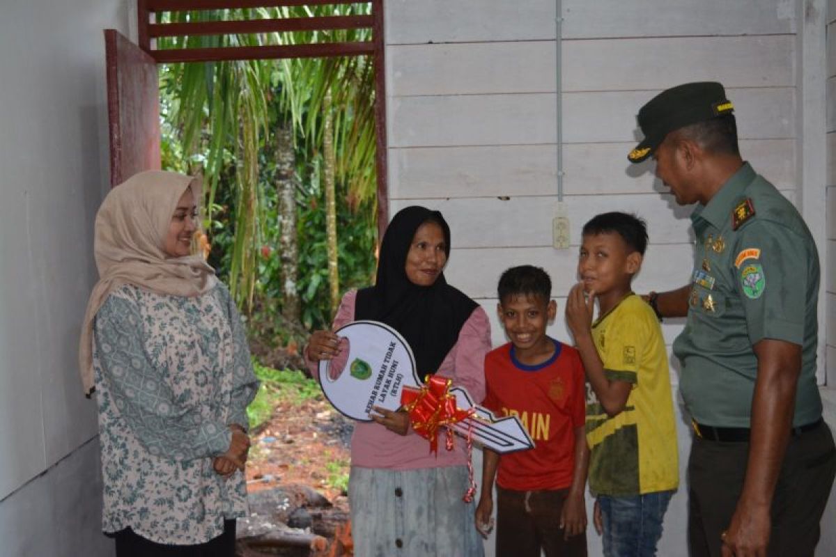 Kodim Aceh Utara renovasi rumah janda kurang mampu