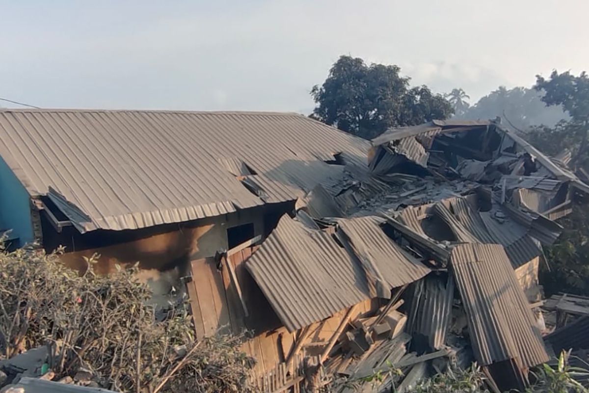 Ini delapan desa yang rusak parah akibat erupsi gunung Lewotobi