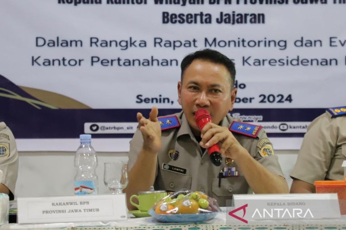 BPN Jatim monitoring kerja di Eks- Karesidenan Besuki