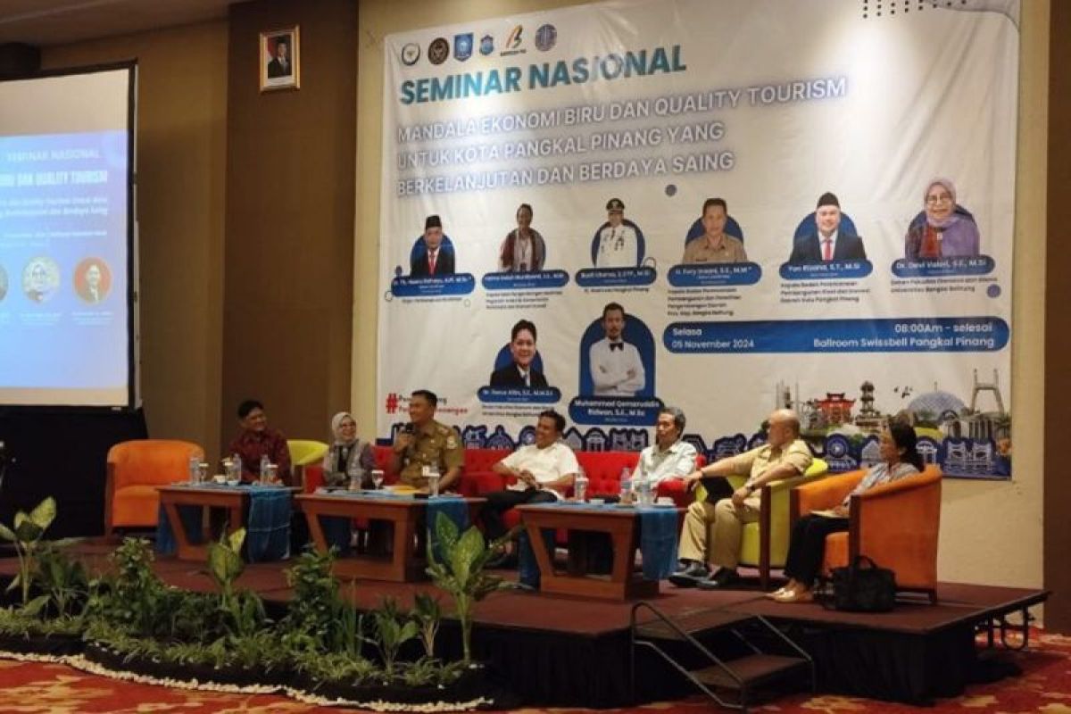 Budi Utama buka seminar nasional Mandala Ekonomi Biru dan Quality Tourism