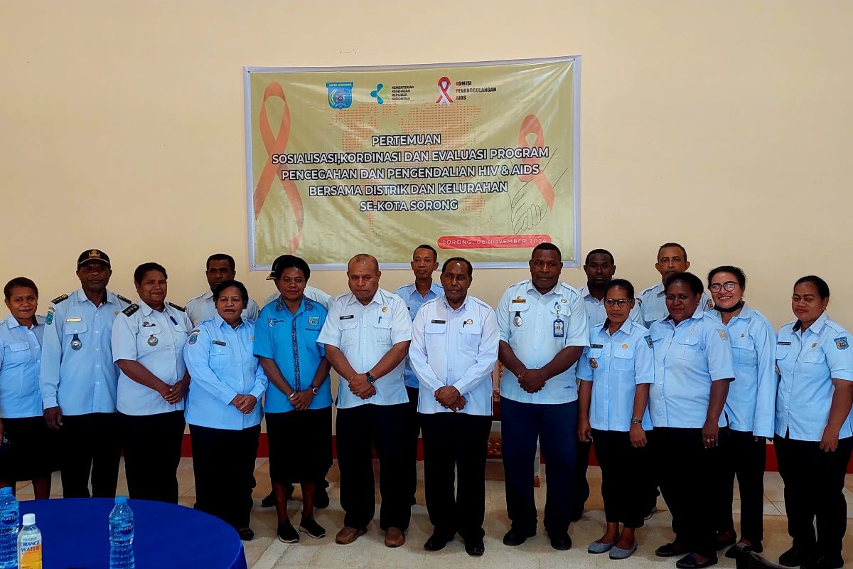 KPA Kota Sorong gandeng distrik dan lurah kendalikan HIV/AIDS