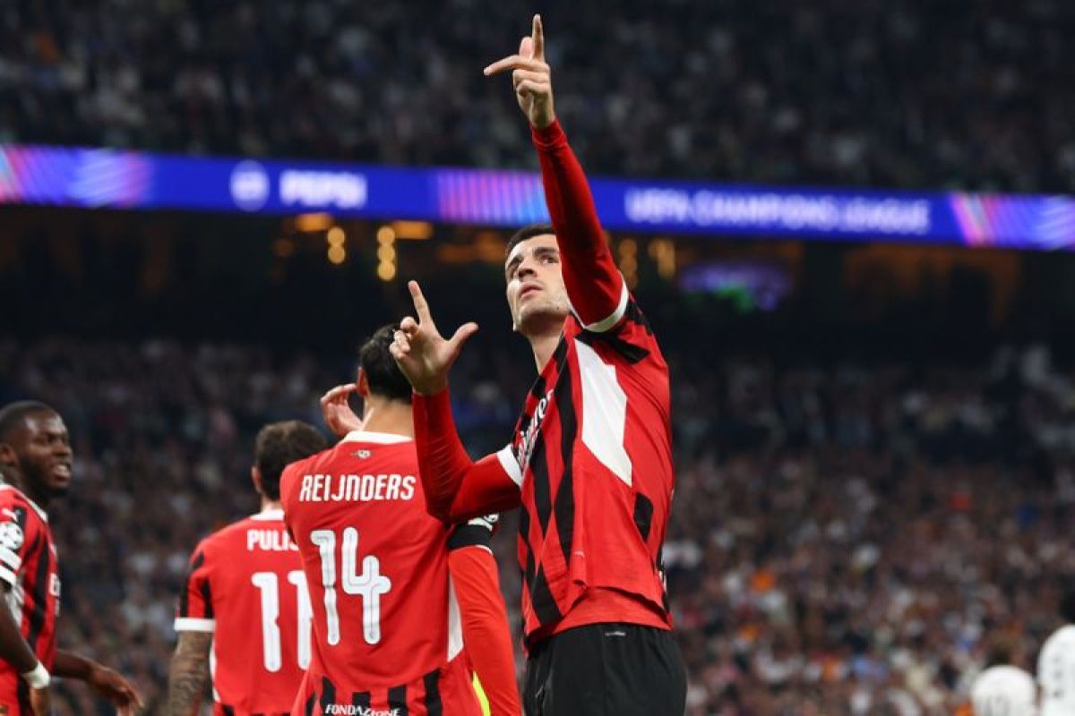 Liga Champions - AC Milan tumbangkan Real Madrid 3-1 di Santiago Bernabeu