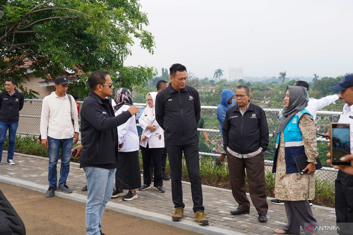 DPRD Kota Bogor cek kualitas dan keamanan proyek Taman Lapangan Genteng