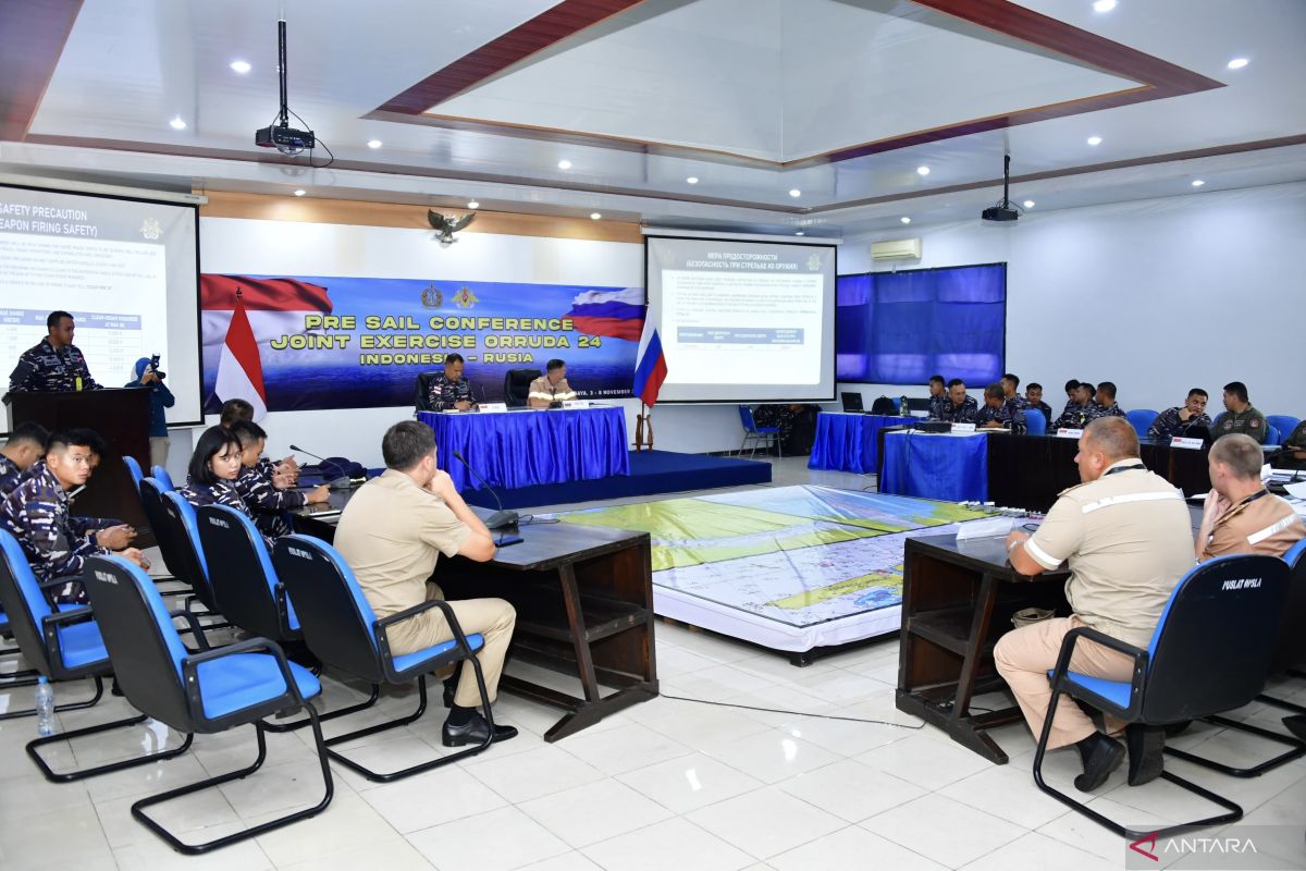 TNI AL dan Angkatan Laut Rusia siapkan "fase laut" Latma Orruda 2024