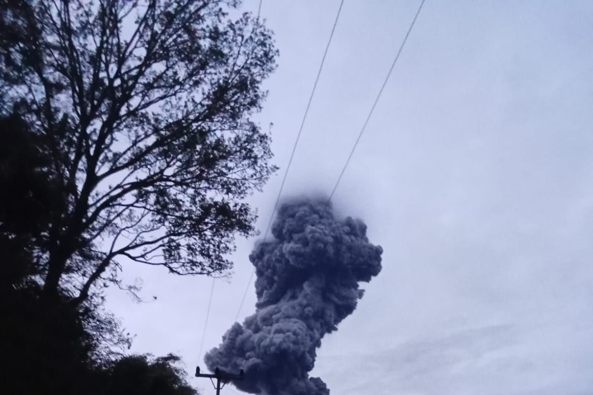 Gunung Marapi Sumbar kembali alami erupsi